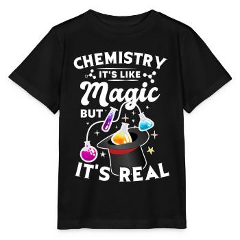 chemistry - Stanley/Stella MINI CREATOR Kids’ T-Shirt - black - Front - Mikhail (115cm)