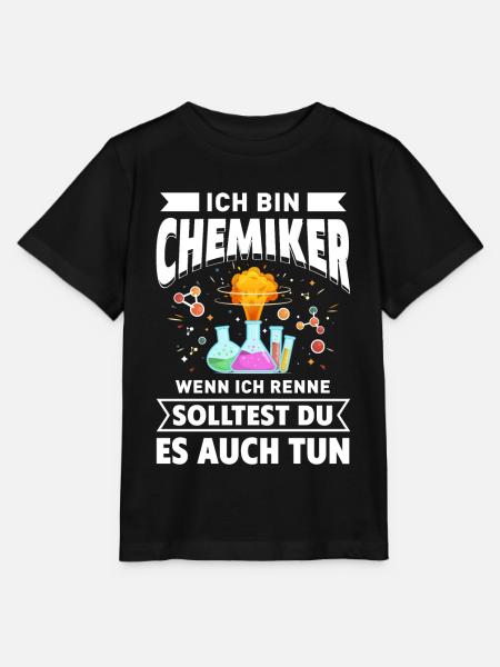 Chemiker Labor Periodensystem Neutron Alchemie - Stanley/Stella Kinder T-Shirt MINI CREATOR - Schwarz