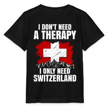 Switzerland - Stanley/Stella MINI CREATOR Kids’ T-Shirt - black - Front - Mikhail (115cm)