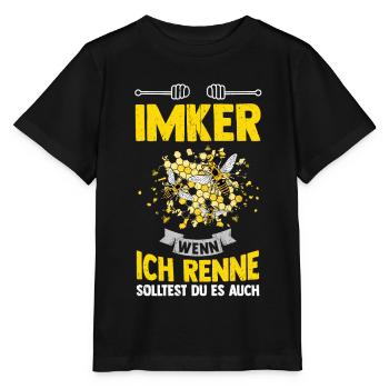 Imker - Stanley/Stella Kinder T-Shirt MINI CREATOR  - Schwarz - Vorne - Mikhail (115cm)