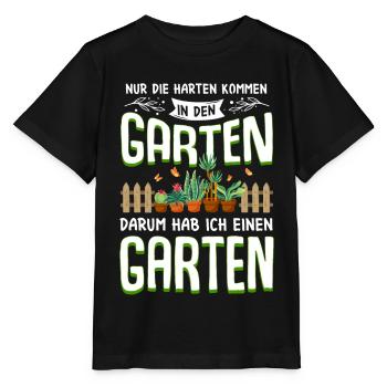 Garten - Stanley/Stella Kinder T-Shirt MINI CREATOR  - Schwarz - Vorne - Mikhail (115cm)