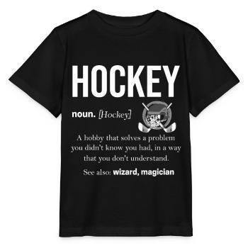 hockey - Stanley/Stella MINI CREATOR Kids’ T-Shirt - black - Front - Mikhail (115cm)