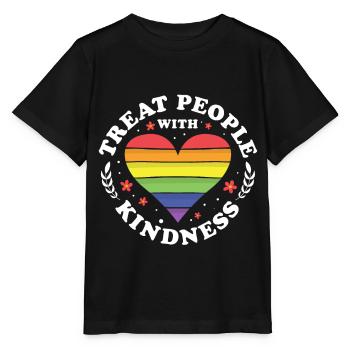 LGBT Gay Gay Pride CSD Lesbienne - T-shirt bio MINI CREATOR Stanley/Stella Enfant - noir - Devant - Mikhail (115cm)