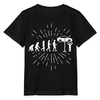 Mechaniker - Stanley/Stella Kinder T-Shirt MINI CREATOR  - Schwarz - Vorne - Mikhail (115cm)