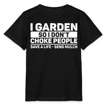 Gärtner Garten Gartenarbeit Gärtner Geschenk - Stanley/Stella Kinder T-Shirt MINI CREATOR  - Schwarz - Vorne - Mikhail (115cm)