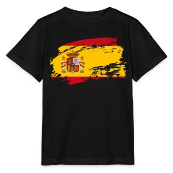 spain spain - Stanley/Stella MINI CREATOR Kids’ T-Shirt - black - Front - Mikhail (115cm)