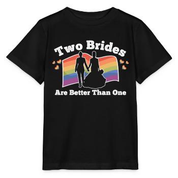 LGBTQ Mariage lesbienne Mariage bisexuel Cadeau - T-shirt bio MINI CREATOR Stanley/Stella Enfant - noir - Devant - Mikhail (115cm)
