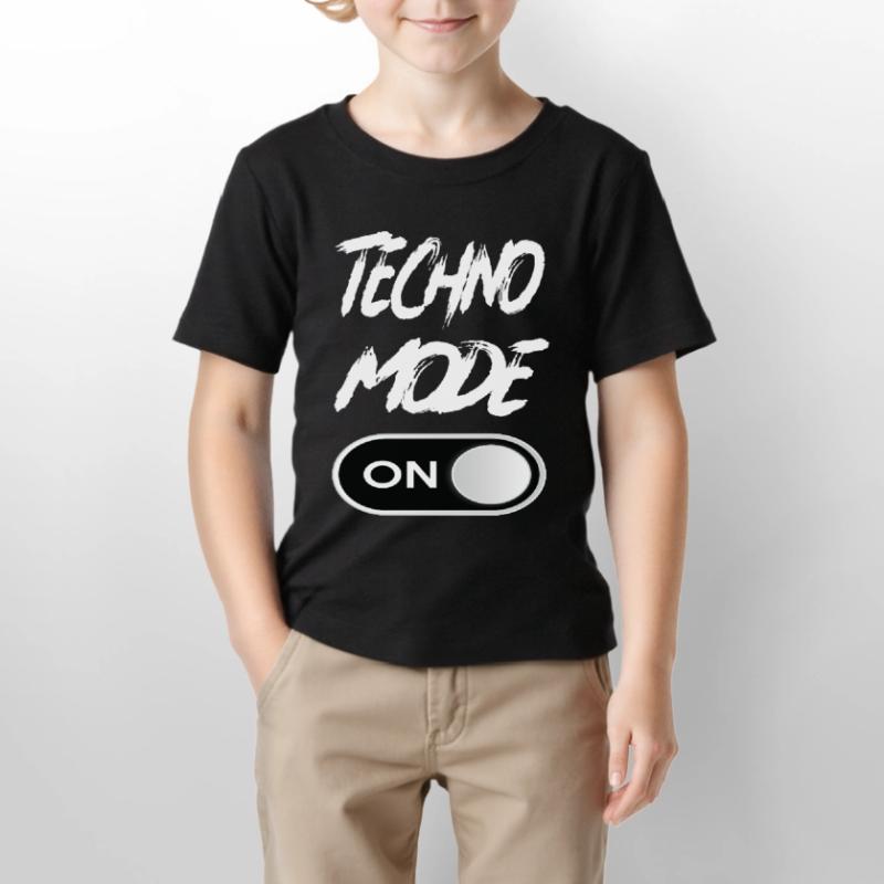Techno Mode On - Techno Techno Musique Techno T-shirt bio MINI CREATOR Stanley/Stella Enfant