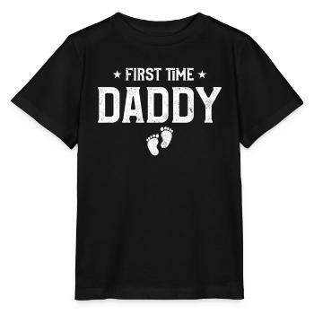 Dad To Be First Time Daddy - Stanley/Stella MINI CREATOR Kids’ T-Shirt - black - Front - Mikhail (115cm)