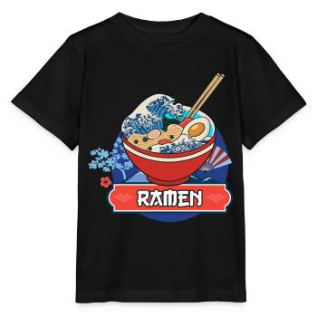 Ramen - Stanley/Stella Kinder T-Shirt MINI CREATOR  - Schwarz - Vorne - Mikhail (115cm)