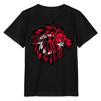 Turquie Lion Turc Turc Turc Turc Tête de Lion - T-shirt bio MINI CREATOR Stanley/Stella Enfant - noir - Devant - Mikhail (115cm)