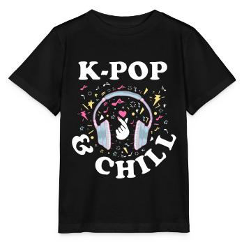 K-Pop Musik Koreanisch Korea Pop Geschenk Südkorea - Stanley/Stella Kinder T-Shirt MINI CREATOR  - Schwarz - Vorne - Mikhail (115cm)