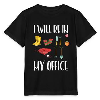 Jardin - T-shirt bio MINI CREATOR Stanley/Stella Enfant - noir - Devant - Mikhail (115cm)