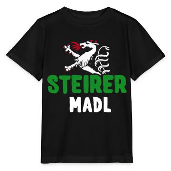 Steirermadl Steirer Madl Steirerin Steiermark - Stanley/Stella Kinder T-Shirt MINI CREATOR  - Schwarz - Vorne - Mikhail (115cm)