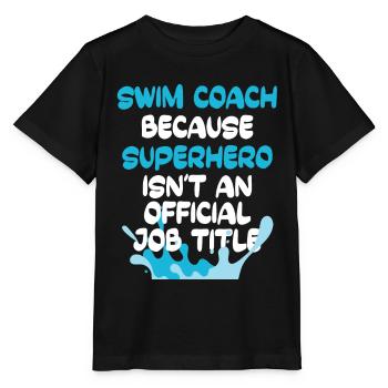 Instructeurs de natation - T-shirt bio MINI CREATOR Stanley/Stella Enfant - noir - Devant - Mikhail (115cm)