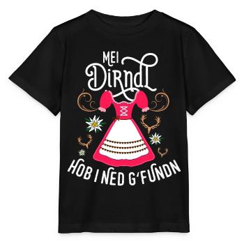 Sprüche Frauen Ersatz Tracht Dirndl - Stanley/Stella Kinder T-Shirt MINI CREATOR  - Schwarz - Vorne - Mikhail (115cm)