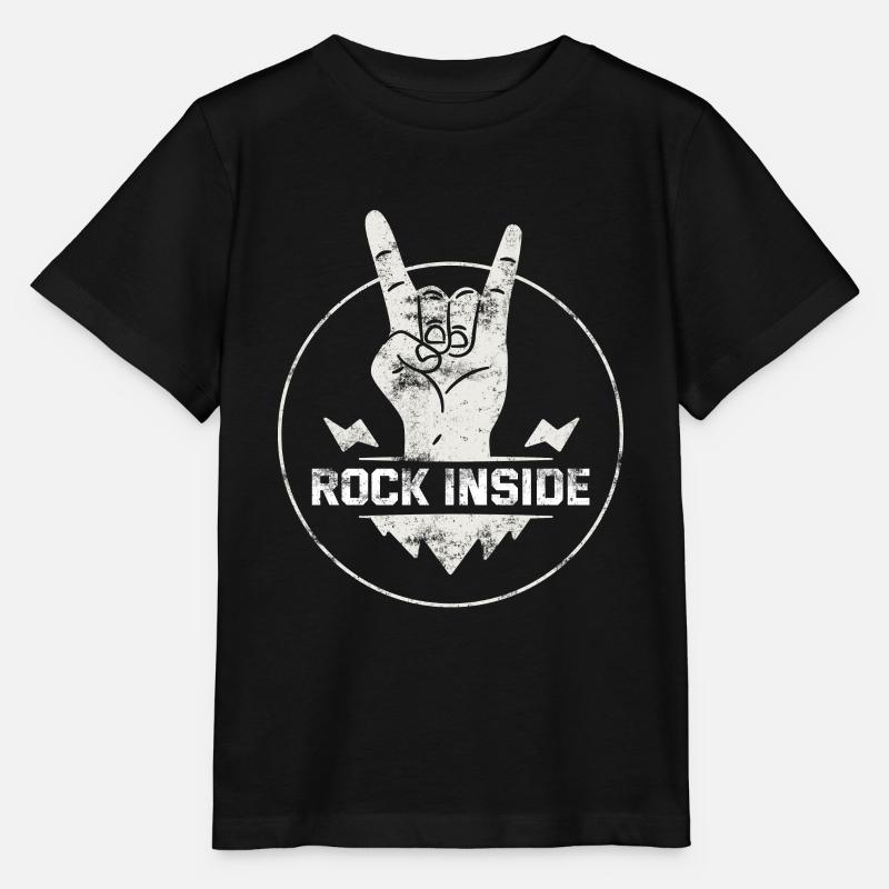Rock & Roll Guitare Rock and Roll - T-shirt bio MINI CREATOR Stanley/Stella Enfant - noir