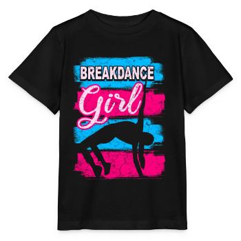 Tanz Tanzen Breakdance Mädchen - Stanley/Stella MINI CREATOR Kids’ T-Shirt - black - Front - Mikhail (115cm)