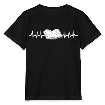 Lesen - Stanley/Stella Kinder T-Shirt MINI CREATOR  - Schwarz - Vorne - Mikhail (115cm)