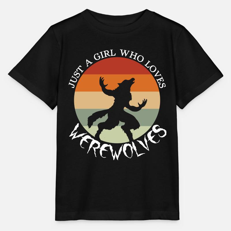 Werewolf Be yourself except werewolf - Stanley/Stella MINI CREATOR Kids’ T-Shirt - black