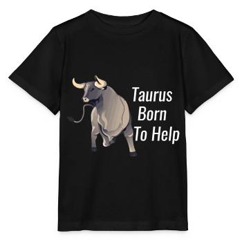Stier - Stanley/Stella Kinder T-Shirt MINI CREATOR  - Schwarz - Vorne - Mikhail (115cm)