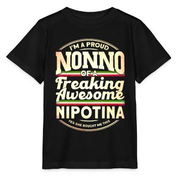 Großvater Opa Vintage Großvater - Stanley/Stella Kinder T-Shirt MINI CREATOR  - Schwarz - Vorne - Mikhail (115cm)