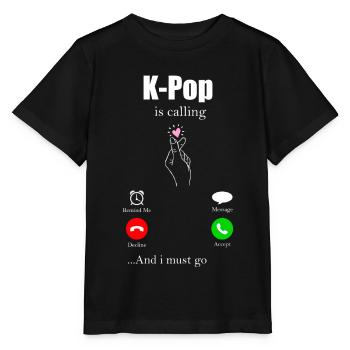 K-Pop - Stanley/Stella Kinder T-Shirt MINI CREATOR  - Schwarz - Vorne - Mikhail (115cm)