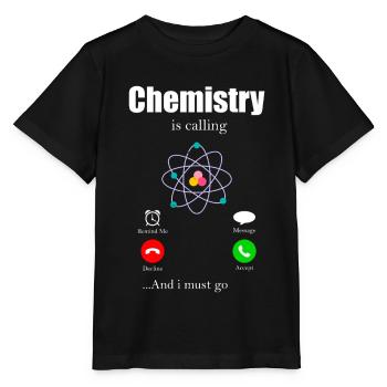 Chimie - T-shirt bio MINI CREATOR Stanley/Stella Enfant - noir - Devant - Mikhail (115cm)