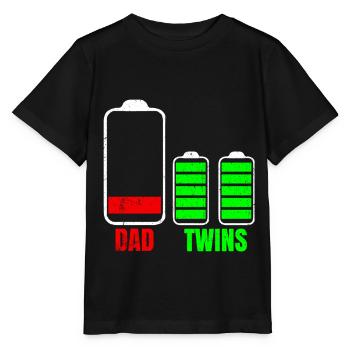 Jumeaux - T-shirt bio MINI CREATOR Stanley/Stella Enfant - noir - Devant - Mikhail (115cm)