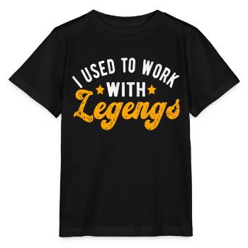 Farewell gift colleagues Job change - Stanley/Stella MINI CREATOR Kids’ T-Shirt - black - Front - Mikhail (115cm)