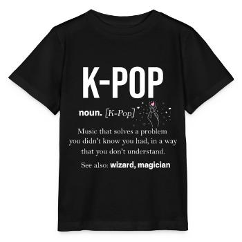 K-Pop Musik Koreanisch Geschenk Südkorea Korea Pop - Stanley/Stella Kinder T-Shirt MINI CREATOR  - Schwarz - Vorne - Mikhail (115cm)