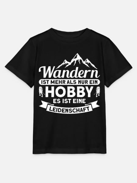 Wanderer Berge Wandern Geschenk - Stanley/Stella Kinder T-Shirt MINI CREATOR - Schwarz