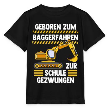 Bagger - Stanley/Stella Kinder T-Shirt MINI CREATOR  - Schwarz - Vorne - Mikhail (115cm)