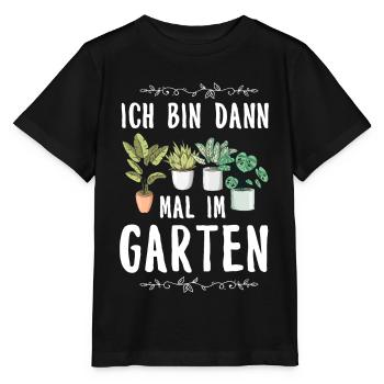 Garten - Stanley/Stella Kinder T-Shirt MINI CREATOR  - Schwarz - Vorne - Mikhail (115cm)