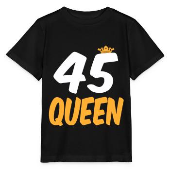 45th birthday 45 years old 45 years - Stanley/Stella MINI CREATOR Kids’ T-Shirt - black - Front - Mikhail (115cm)