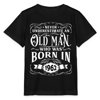 Birthday 1962 Party Alter Established Year of construction - Stanley/Stella MINI CREATOR Kids’ T-Shirt - black - Front - Mikhail (115cm)