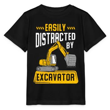 Bagger - Stanley/Stella Kinder T-Shirt MINI CREATOR  - Schwarz - Vorne - Mikhail (115cm)