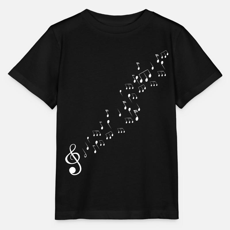 Musik Symbol - Stanley/Stella Kinder T-Shirt MINI CREATOR  - Schwarz