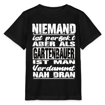 Gartenbau Gartenbauer Sprüche Handwerk Baustelle - Stanley/Stella Kinder T-Shirt MINI CREATOR  - Schwarz - Vorne - Mikhail (115cm)
