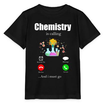 Chimiste Laboratoire Tableau périodique Neutron Alchimie - T-shirt bio MINI CREATOR Stanley/Stella Enfant - noir - Devant - Mikhail (115cm)