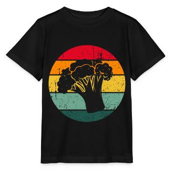 Vintage Brocoli Brocoli Brocoli En bonne santé - T-shirt bio MINI CREATOR Stanley/Stella Enfant - noir - Devant - Mikhail (115cm)