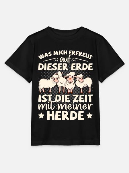 Schafhirte Schäfer Hirte Landwirt Herde Schafe - Stanley/Stella Kinder T-Shirt MINI CREATOR - Schwarz