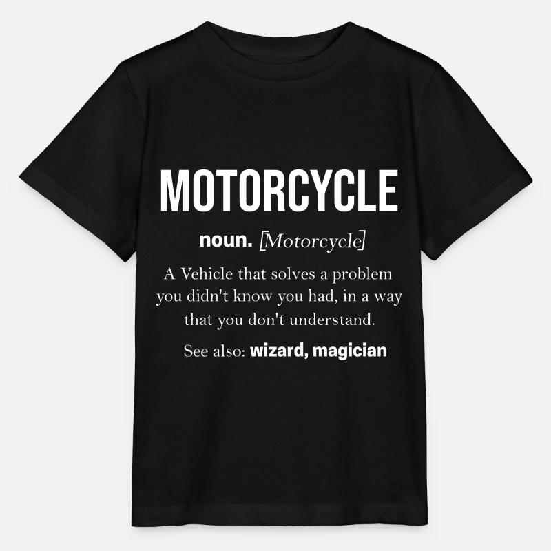 Motorrad - Stanley/Stella Kinder T-Shirt MINI CREATOR  - Schwarz