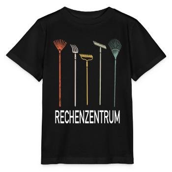 Rechenzentrum Rechen Garten Gärtner Geschenk - Stanley/Stella Kinder T-Shirt MINI CREATOR  - Schwarz - Vorne - Mikhail (115cm)