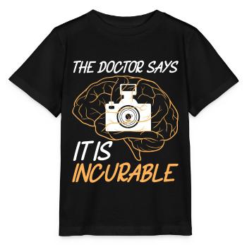 Photographie photographique Photographe photographe photographe - T-shirt bio MINI CREATOR Stanley/Stella Enfant - noir - Devant - Mikhail (115cm)