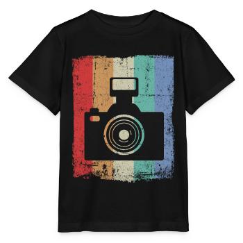 Photographie photographique Photographe photographe photographe - T-shirt bio MINI CREATOR Stanley/Stella Enfant - noir - Devant - Mikhail (115cm)