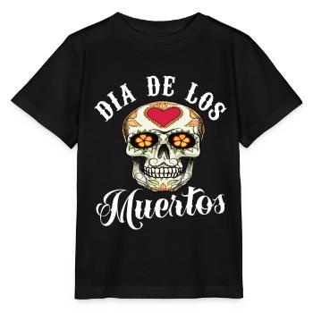 Dia De Los Muertos Day Of The Dead - Stanley/Stella MINI CREATOR Kids’ T-Shirt - black - Front - Mikhail (115cm)