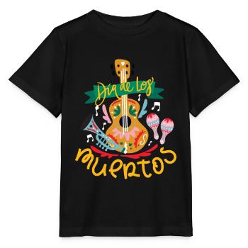 Dia De Los Muertos Day Of The Dead - Stanley/Stella MINI CREATOR Kids’ T-Shirt - black - Front - Mikhail (115cm)