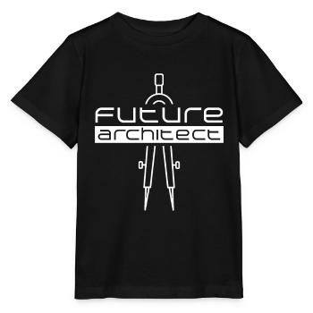Futur architecte architecte architecte - T-shirt bio MINI CREATOR Stanley/Stella Enfant - noir - Devant - Mikhail (115cm)
