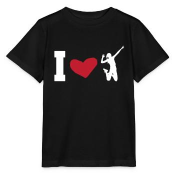 Volleyball Volleyballer Beach Volleyball Spieler - Stanley/Stella Kinder T-Shirt MINI CREATOR  - Schwarz - Vorne - Mikhail (115cm)